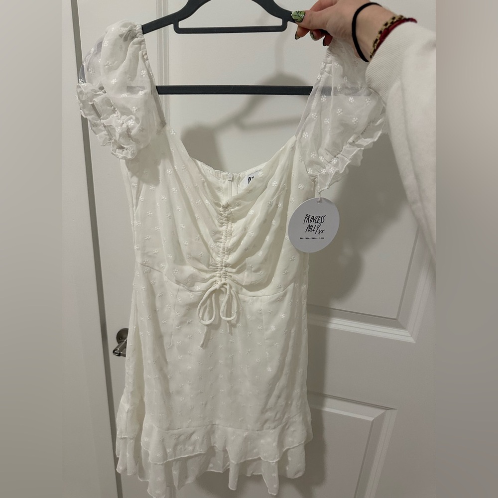 princess polly white mikali mini dress